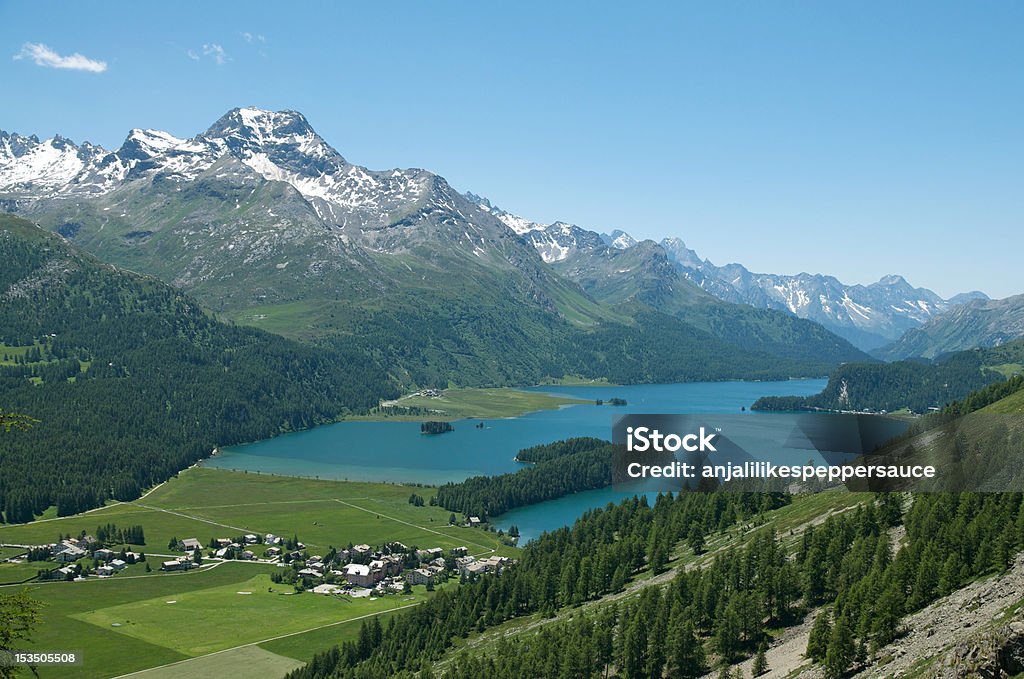 Alpina paisagem - Foto de stock de Alpes de Engadine royalty-free