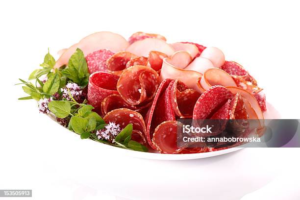 Presunto E Salame - Fotografias de stock e mais imagens de Alimentação Saudável - Alimentação Saudável, Carne, Carne de Porco