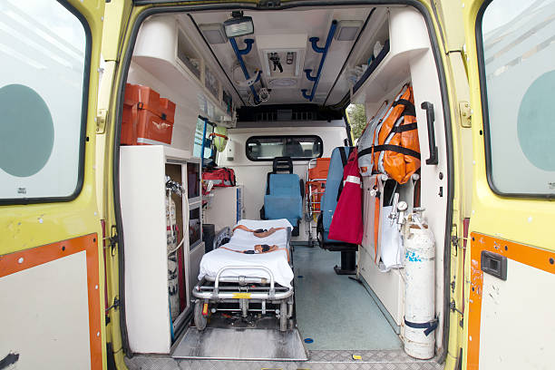 istock inside of an ambulance 153505965