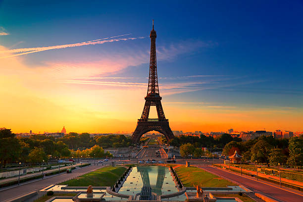 istock The Eiffel Tower in Paris, France at dawn 153507216