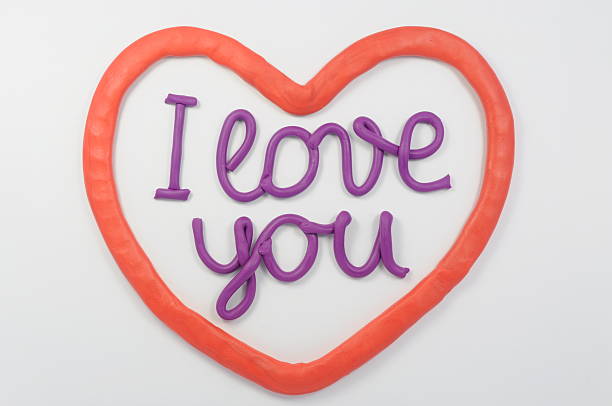 Plasticine lettering 