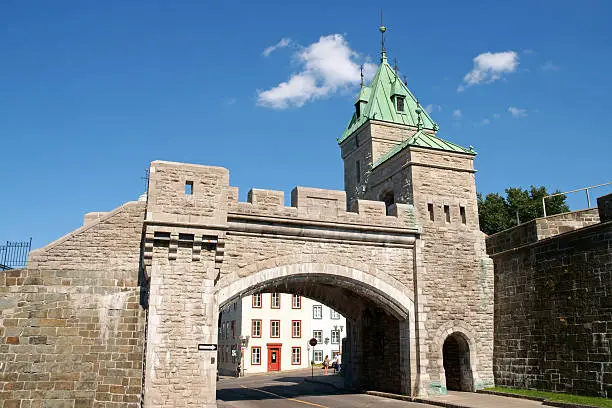 Porte Saint Louis is one of the city gates of Quebec City but it's not the one of the original fortifications. It dates back in 1878.