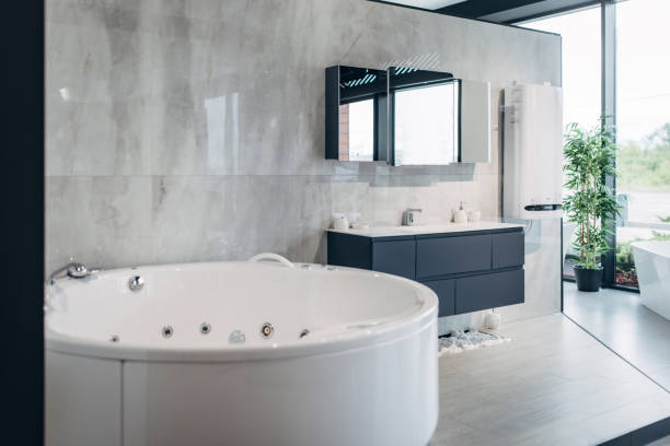 istock Modern bathrooms in showroom 1535081994