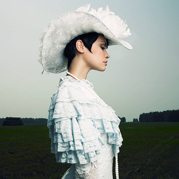 istock Woman in vintage cap 153508721