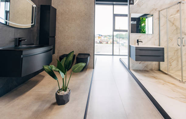 istock Bathrooms in showroom 1535091792