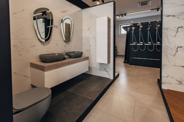 istock Bathrooms in showroom 1535092853