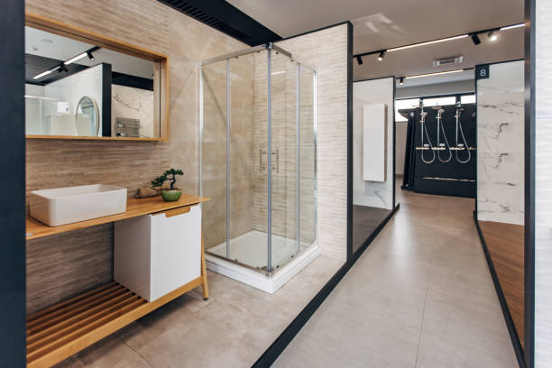 istock Bathrooms in showroom 1535096526