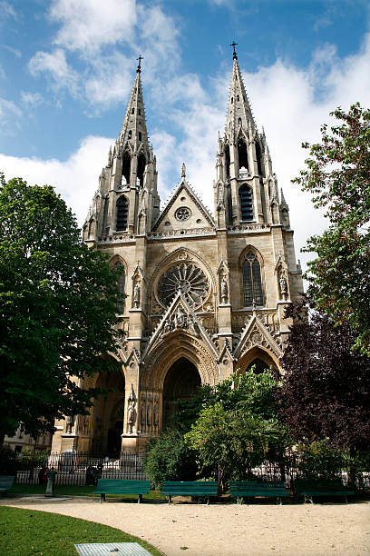 istock Paris - Saint Clotilde gothic church 153509875