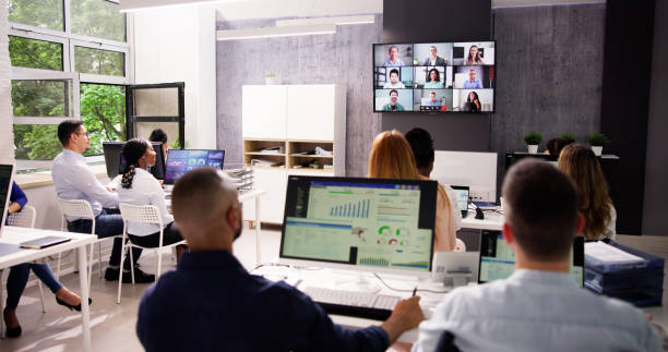 istock Online Video Conference Social Distancing Webinar Business 1535131020