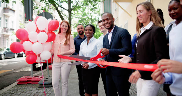 istock Ribbon Cut Ceremony Outdoors 1535132083