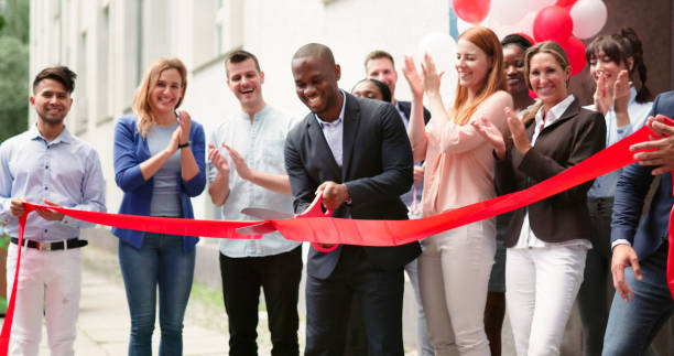istock Ribbon Cut Ceremony Outdoors 1535132087