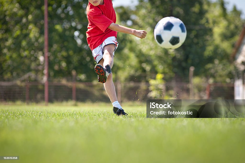 Chutar - Royalty-free Futebol Foto de stock