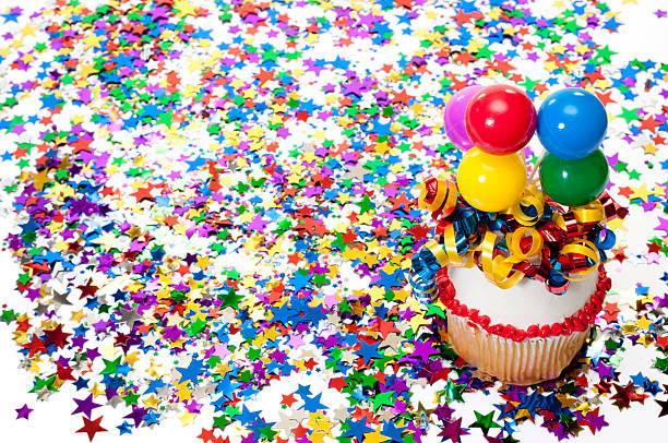 istock Cupcake and Confetti at Party 153515424