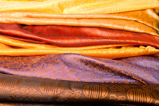 インドの素材 - bazaar abstract yellow multi colored ストックフォトと画像