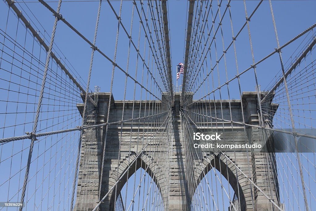 Brooklyn Bridge - Lizenzfrei Brooklyn - New York Stock-Foto