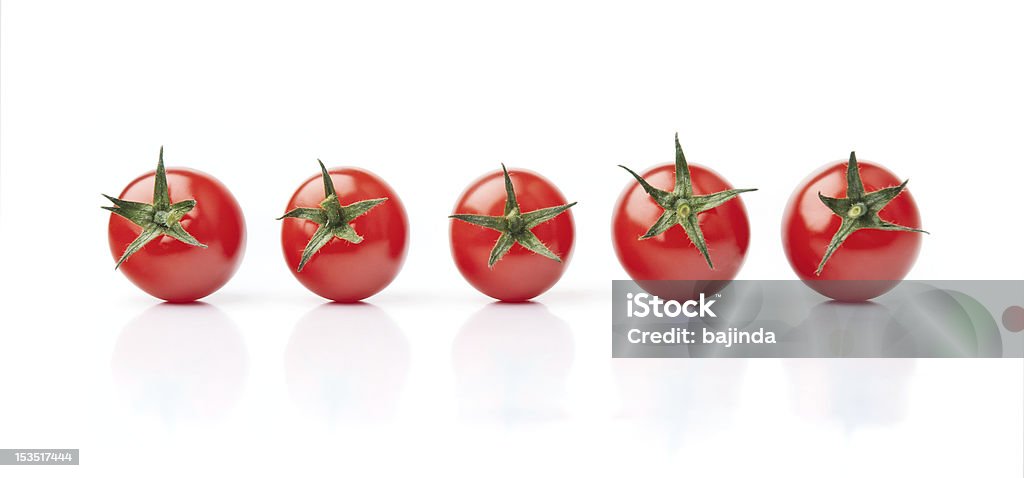 5 체리 토마토 - 로열티 프리 0명 스톡 사진