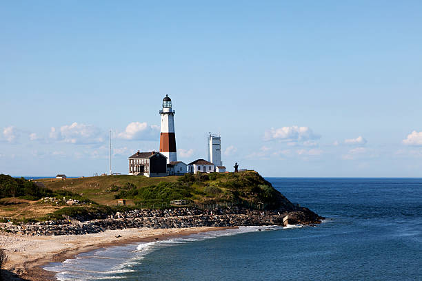 istock Montauk Lightouse and Beach 153518073