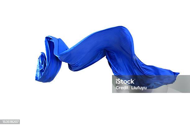 Raso - Fotografie stock e altre immagini di Foulard - Copricapo - Foulard - Copricapo, Volare, Blu