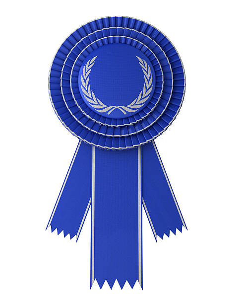 istock Blue Award Ribbon 153518447