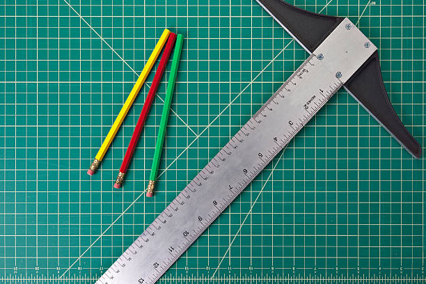 istock T square and pencils on a cutting board 153519226
