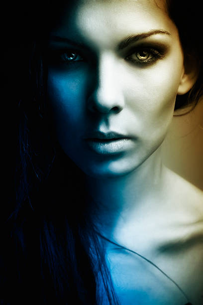 istock extravagant beautiful girl dark portrait 153519992
