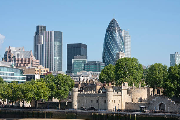 istock Gherkin and Tower of London 153520468