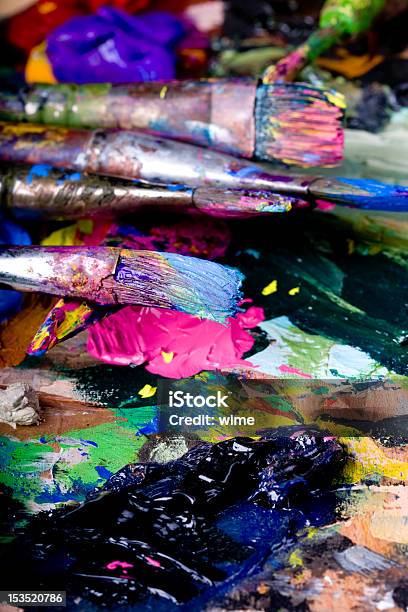 Equipo Artístico Foto de stock y más banco de imágenes de Abstracto - Abstracto, Arte y artesanía, Artesanía