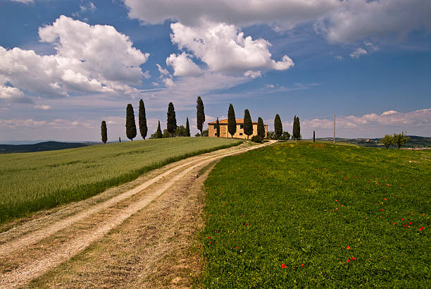 istock Val d'Orcia, Tuscany Farmhouse 153520903