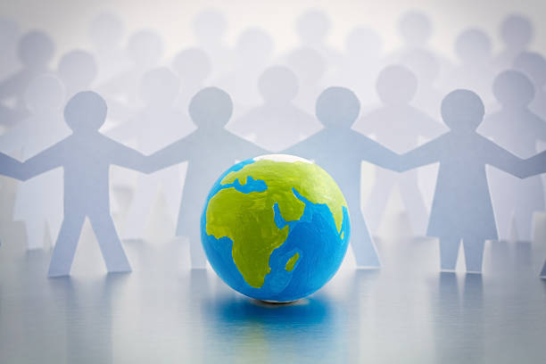 istock Paper people and world 153522028