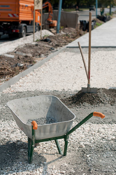 istock Tools for manual mixing of concrete 153522745