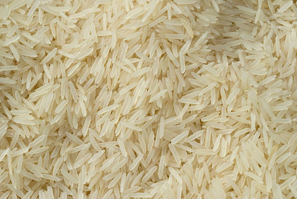 indian rice stock photo