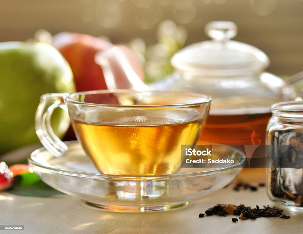 fresh green tea Antioxidant Stock Photo