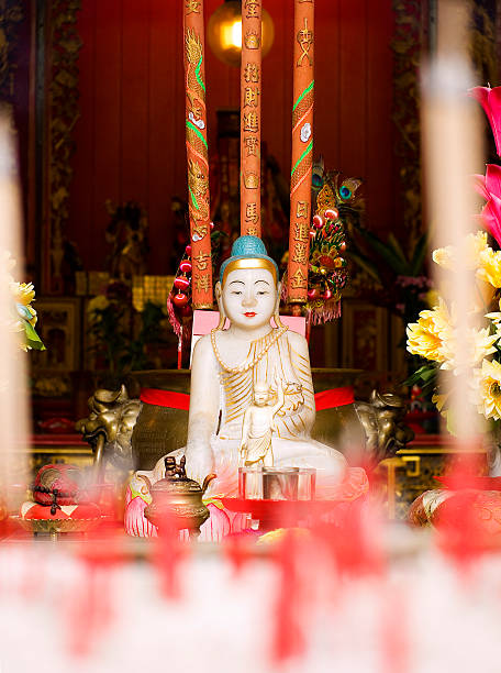 istock Statue in Chinese temple 153523369