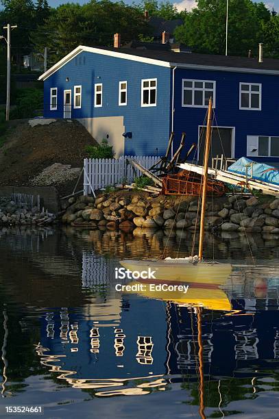 Dory In The Harbour Stock Photo - Download Image Now - Backgrounds, Bay of Water, Beach