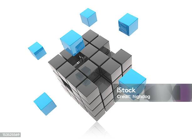 3 D Häuserblocks Stockfoto und mehr Bilder von Dreidimensional - Dreidimensional, Würfel - Geometrische Form, Bauklotz