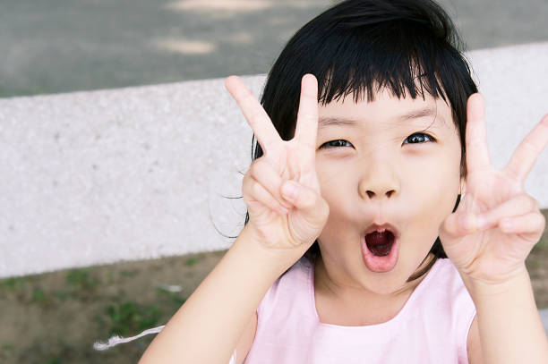 istock Girl in victory 153527567