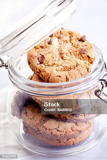 Cookies In Jar Stock Photo - Download Image Now - Chocolate, Cookie, Cookie Jar