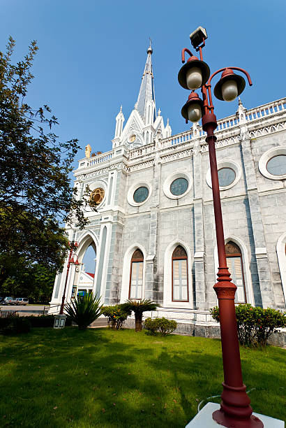 catholic church stock photo