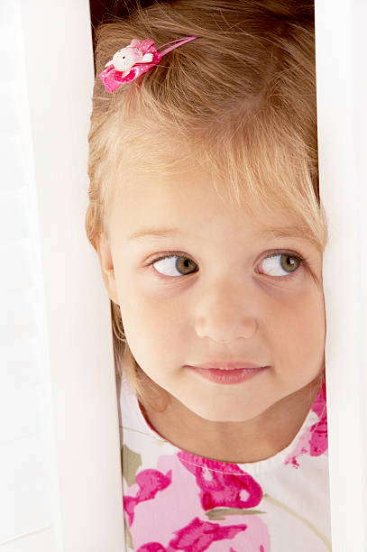 istock Little blonde girl 153529178