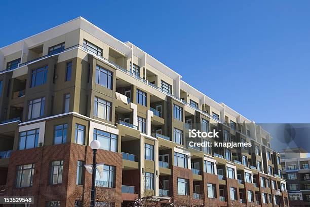 Block Of Flats Apartment Building Stock Photo - Download Image Now - Apartment, Building Exterior, Architecture