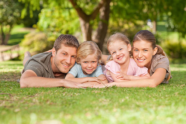 istock Lovely family in the park 153530433
