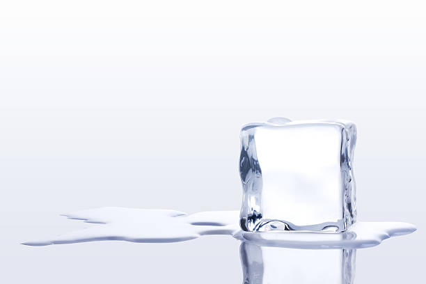 ice cubes ice cubes on a White background melting stock pictures, royalty-free photos & images
