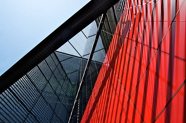 Abstract modern building architecture stock photo