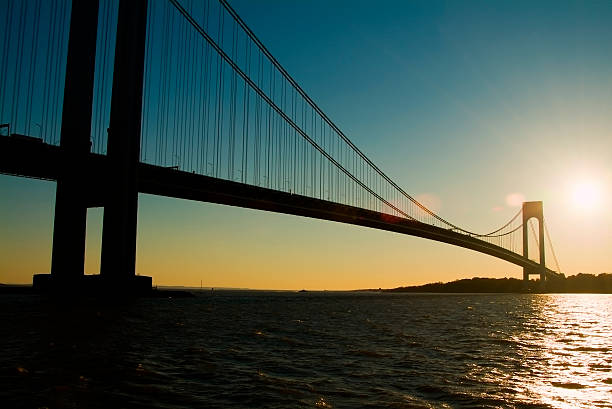 istock Verazzano Narrows Bridge at sunset. New York. 153531917
