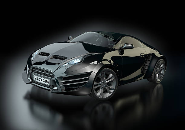 istock Black hybrid vehicle 153532139