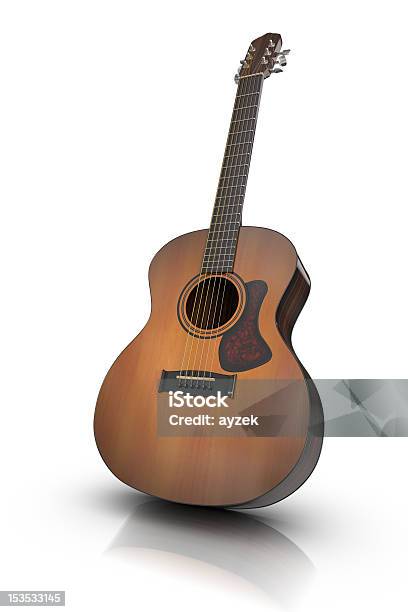 Guitarra Acústica - Fotografias de stock e mais imagens de Guitarra - Guitarra, Tridimensional, Viola Acústica