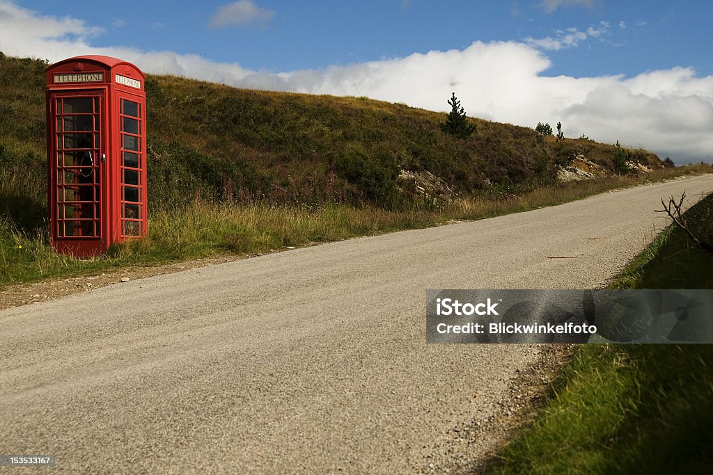 Telefon box in Scottland - Lizenzfrei Fotografie Stock-Foto