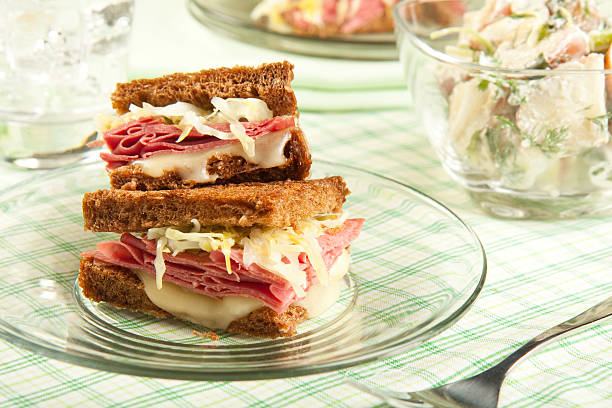 Reuben Sandwich stock photo