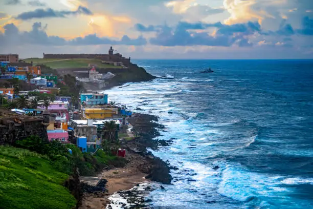 Photo of Coast of San Juan, Puerto Rico at Sunset