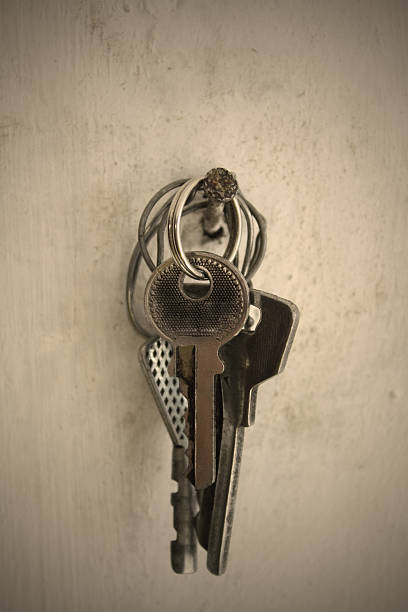 istock bunch of keys on an old nail 153535278